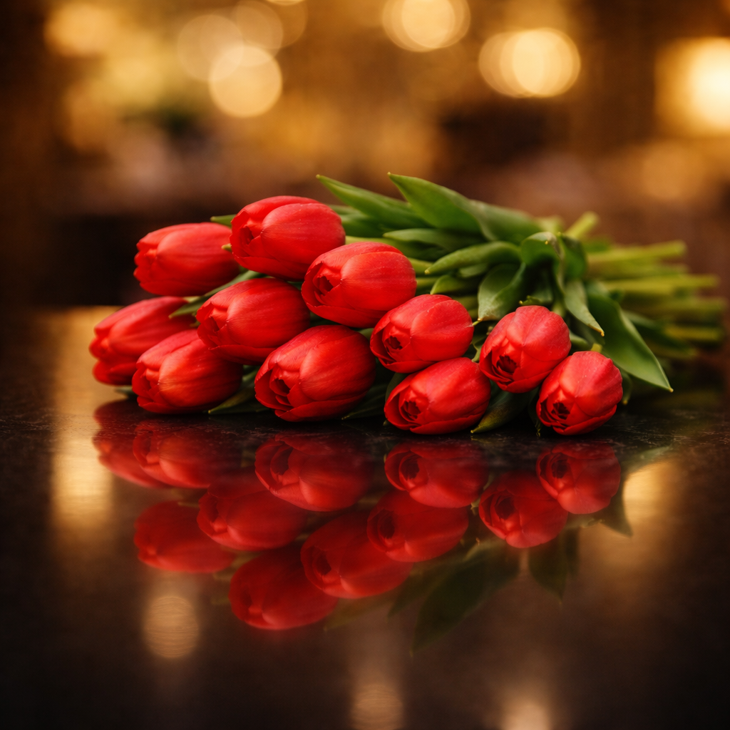 Тюльпан красный